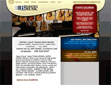 Tablet Screenshot of barkersmusic.com